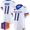 Kellen Moore Jersey #11 Boise State Broncos Vapor Limited College Football Stitched White