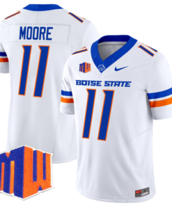 Kellen Moore Jersey #11 Boise State Broncos Vapor Limited College Football Stitched White
