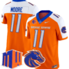 Kellen Moore Jersey #11 Boise State Broncos Vapor Limited College Football Stitched Orange Alternate