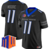 Kellen Moore Jersey #11 Boise State Broncos Vapor Limited College Football Stitched Black
