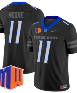Kellen Moore Jersey #11 Boise State Broncos Vapor Limited College Football Stitched Black