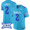 Lawrence Arnold Jersey #2 Kansas Jayhawks 2024 Vapor College Football Vapor Limited Old Ku
