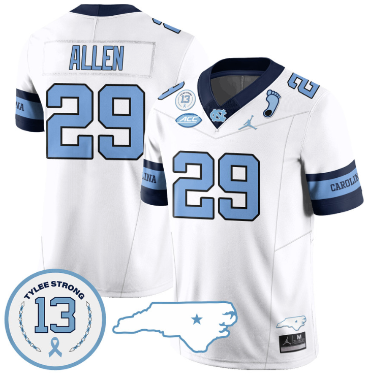 Marcus Allen Jersey #29 North Carolina Tar Heels Vapor College Football Stitched Alternate White 8 Marcus Allen Jersey #29 North Carolina Tar Heels Vapor College Football Stitched Alternate White