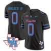 Manjack IV Jersey #0 Houston Cougars Oilers Inspired Vapor College Football Limited Stitched Black