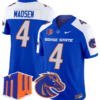 Maddux Madsen Jersey #4 Boise State Broncos Vapor Limited College Football Stitched Royal Alternate 4 Maddux Madsen Jersey #4 Boise State Broncos Vapor Limited College Football Stitched Royal Alternate