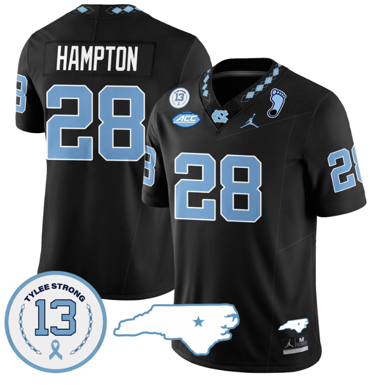 Omarion Hampton Jersey #28 North Carolina Tar Heels Vapor College Football Stitched Black 8 Omarion Hampton Jersey #28 North Carolina Tar Heels Vapor College Football Stitched Black