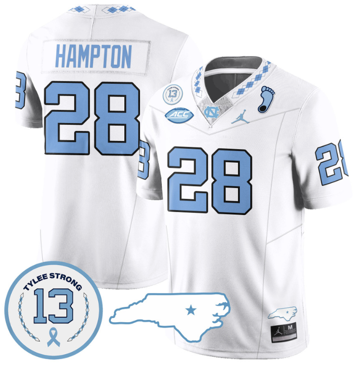 Omarion Hampton Jersey #28 North Carolina Tar Heels Vapor College Football Stitched White 8 Omarion Hampton Jersey #28 North Carolina Tar Heels Vapor College Football Stitched White