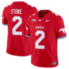 Preston Stone Jersey #2 SMU Mustangs Icy College Football Vapor Limited Red 4 Preston Stone Jersey #2 SMU Mustangs Icy College Football Vapor Limited Red