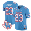 Parker Jenkins Jersey #23 Houston Cougars Oilers Inspired Vapor College Football Limited Stitched Blue 4 Parker Jenkins Jersey #23 Houston Cougars Oilers Inspired Vapor College Football Limited Stitched Blue