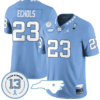 Power Echols Jersey #23 North Carolina Tar Heels Vapor College Football Stitched Blue