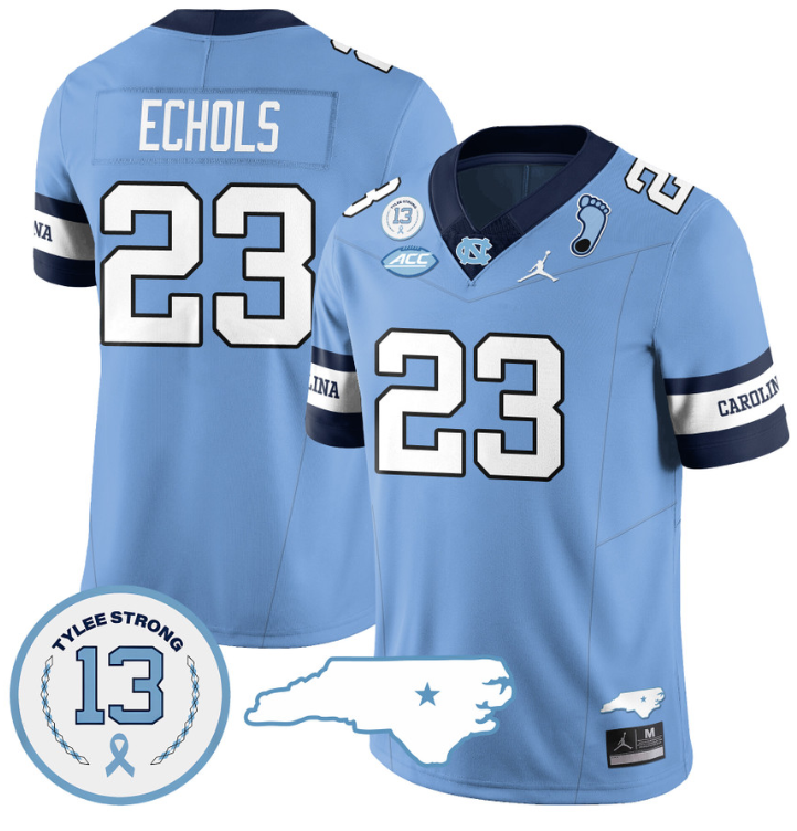 Power Echols Jersey #23 North Carolina Tar Heels Vapor College Football Stitched Blue 8 Power Echols Jersey #23 North Carolina Tar Heels Vapor College Football Stitched Alternate Blue