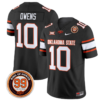 Rashod Owens Jersey #10 Oklahoma State Cowboys Leslie O'neal Patch Vapor Limited College Football Stitched Black