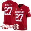 Steve Atwater Jersey #27 Arkansas Razorbacks Vapor Limited College Football Stitched Cardinal