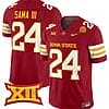 Abu Sama III Jersey #24 Iowa State Cyclones Vapor Limited College Football Stitched Cardinal
