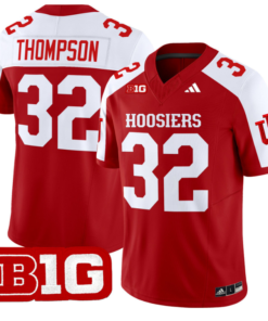 Anthony Thompson Jersey #32 Indiana Hoosiers Vapor Limited Football Crimson Alternate