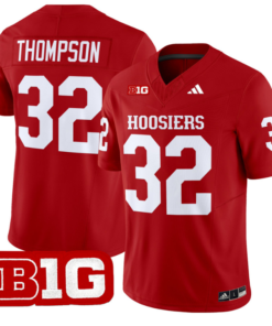 Anthony Thompson Jersey #32 Indiana Hoosiers Vapor Limited Football Crimson