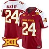 Abu Sama III Jersey #24 Iowa State Cyclones Vapor Limited College Football Stitched Cardinal Alternate