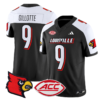 Ashton Gillotte Jersey #9 Louisville Cardinals Vapor Football Stitched Black Alternate