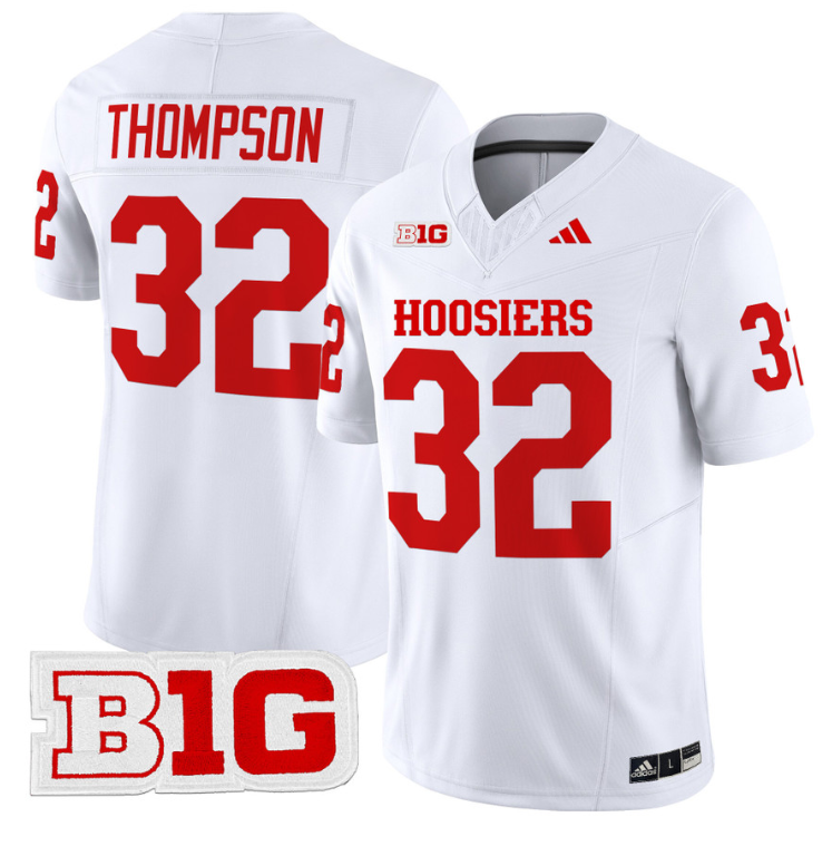 Anthony Thompson Jersey #32 Indiana Hoosiers Vapor Limited Football White 8 Anthony Thompson Jersey #32 Indiana Hoosiers Vapor Limited Football White