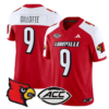 Ashton Gillotte Jersey #9 Louisville Cardinals Vapor Football Stitched Red Alternate