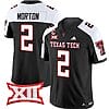 Behren Morton Jersey #2 Texas Tech Red Raiders Vapor Limited Football Black Alternate
