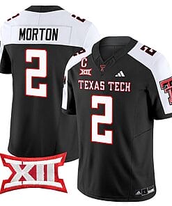 Behren Morton Jersey #2 Texas Tech Red Raiders Vapor Limited Football Black Alternate