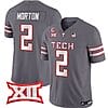 Behren Morton Jersey #2 Texas Tech Red Raiders Vapor Limited Football Grey