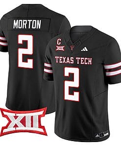 Behren Morton Jersey #2 Texas Tech Red Raiders Vapor Limited Football Black