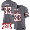Cameron Dickey Jersey #33 Texas Tech Red Raiders Vapor Limited Football Grey