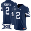 Chase Roberts Jersey #2 BYU Cougars Vapor Limited College Football Stitched Navy