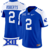 Chase Roberts Jersey #2 BYU Cougars Vapor Limited College Football Stitched Royal Alternate