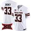 Cameron Dickey Jersey #33 Texas Tech Red Raiders Vapor Limited Football White