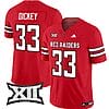 Cameron Dickey Jersey #33 Texas Tech Red Raiders Vapor Limited Football Red
