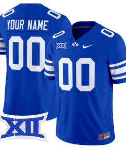 Custom BYU Cougars Jersey Name and Number Vapor Limited College Football Stitched Royal