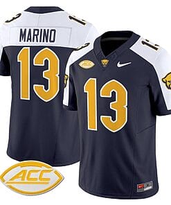 Dan Marino Jersey #13 Pittsburgh Panthers Vapor Limited College Football Stitched Navy Alternate