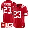Dante Dowdell Jersey #23 Nebraska Cornhuskers Vapor Limited Football Scarlet