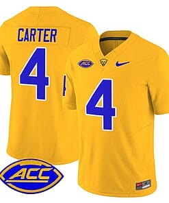 Daniel Carter Jersey #4 Pittsburgh Panthers Vapor Limited College Football Stitched Gold