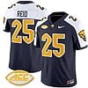 Desmond Reid Jersey #25 Pittsburgh Panthers Vapor Limited College Football Stitched Navy Alternate