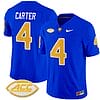 Daniel Carter Jersey #4 Pittsburgh Panthers Vapor Limited College Football Stitched Royal