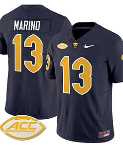 Dan Marino Jersey #13 Pittsburgh Panthers Vapor Limited College Football Stitched Navy