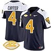 Daniel Carter Jersey #4 Pittsburgh Panthers Vapor Limited College Football Stitched Navy Alternate