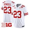 Dante Dowdell Jersey #23 Nebraska Cornhuskers Vapor Limited Football White