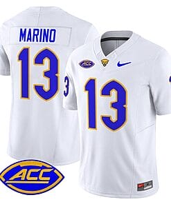 Dan Marino Jersey #13 Pittsburgh Panthers Vapor Limited College Football Stitched White