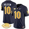 Eli Holstein Jersey #10 Pittsburgh Panthers Vapor Limited College Football Stitched Navy
