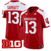 Elijah Sarratt Jersey #13 Indiana Hoosiers Vapor Limited Football Crimson Alternate