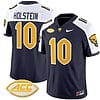 Eli Holstein Jersey #10 Pittsburgh Panthers Vapor Limited College Football Stitched Navy Alternate