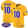 Eli Holstein Jersey #10 Pittsburgh Panthers Vapor Limited College Football Stitched Gold