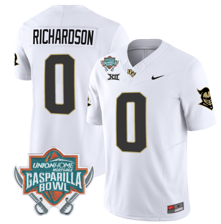 Johnny Richardson Jersey #0 UCF Knights Unionhome Patch Vapor Football Stitched White 8 Johnny Richardson Jersey #0 UCF Knights Unionhome Patch Vapor Football Stitched White