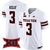 Josh Kelly Jersey #3 Texas Tech Red Raiders Vapor Limited Football White