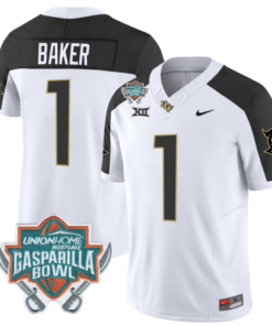 Javon Baker Jersey #1 UCF Knights Unionhome Patch Vapor Football Stitched Inverted